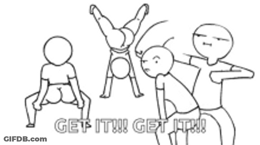 A Lot Of People Twerking GIF