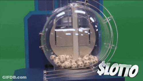 A Lottery Machine That Says Lotto On The Bottom GIF