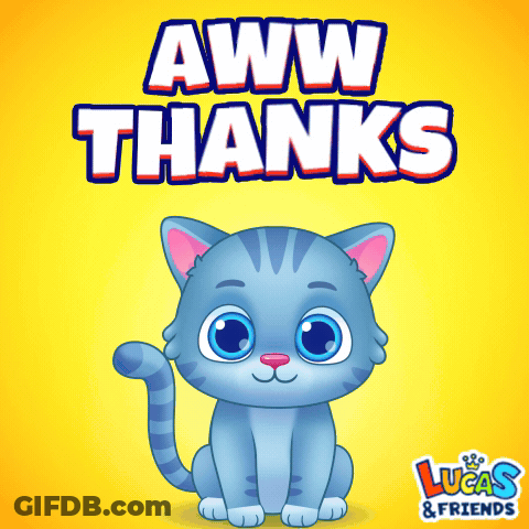 A Lucas And Friends Advertisement With A Cat GIF