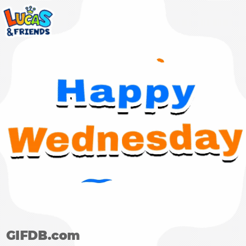 A Lucas And Friends Advertisement With A Cup Of Coffee GIF