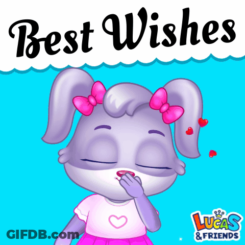 Lucas And Friends Greeting Card Bunny Girl GIF