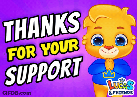A Lucas And Friends Poster With A Cartoon Bear GIF