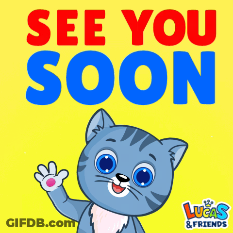 A Lucas And Friends Poster With A Cat GIF