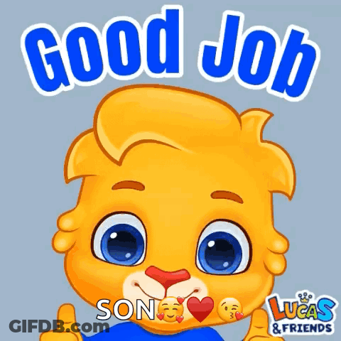 A Lucas And Friends Sticker With A Teddy Bear GIF