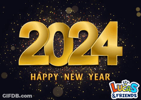 A Lucas & Friends Advertisement For The New Year GIF