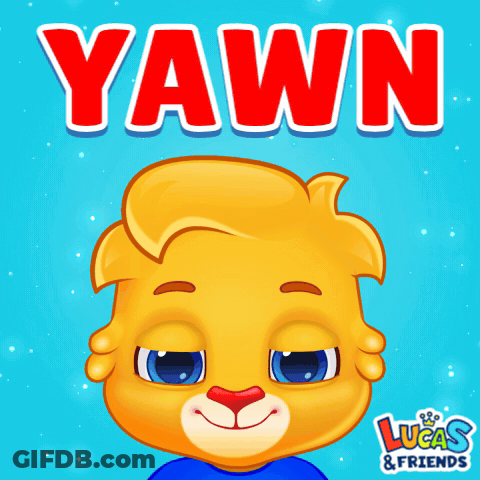 A Lucas & Friends Advertisement With A Cartoon Character GIF