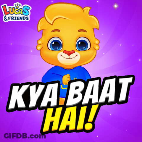 A Lucas & Friends Advertisement With A Cartoon Character GIF