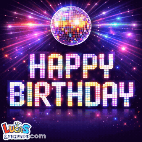 Lucas & Friends Disco Ball Advertisement GIF