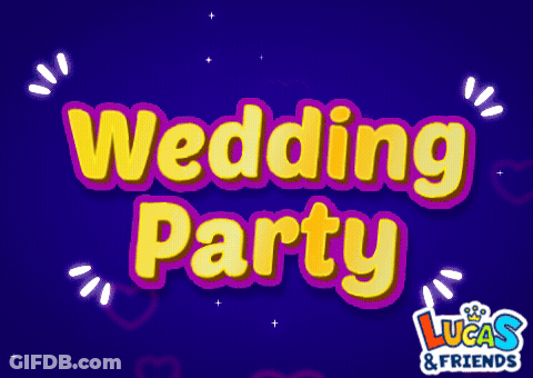 A Lucas & Friends Wedding Party Advertisement GIF