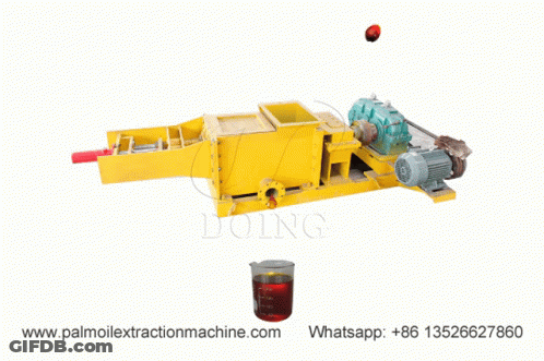 A Machine That Has The Website Www.palmoilextractionmachine.com GIF