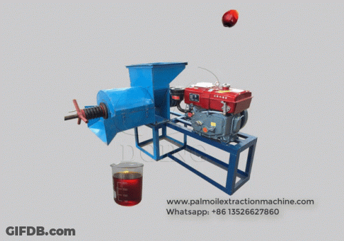 A Machine That Says ' Www.palmoliextractionmachine.com ' On It GIF