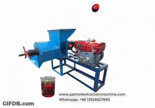 A Machine With The Website Www.palmoilextractionmachine.com GIF