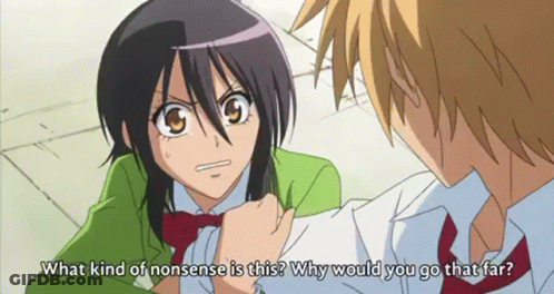 A Man And A Girl Are Talking And The Girl Is Asking The Man What Kind Of Nonsense Is This . GIF