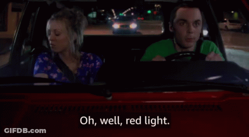 A Man And A Woman Are In A Car And The Man Is Saying " And Slowly Apply The Brake " .. GIF