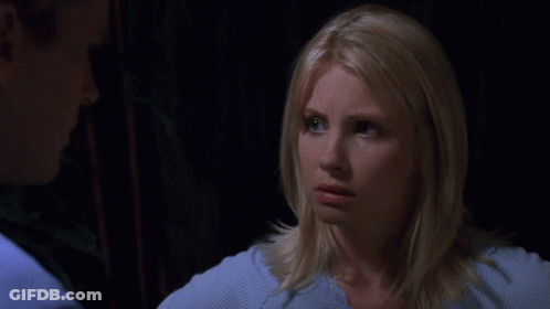 Man And Woman Looking At Each Other GIF