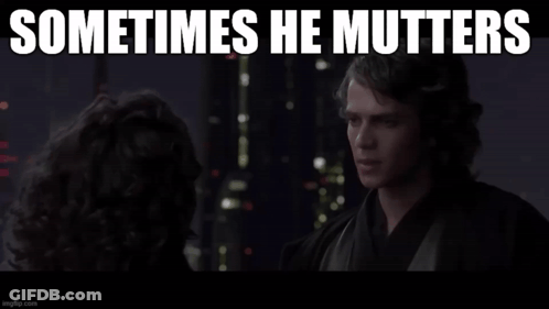 A Man And A Woman Are Looking At Each Other With The Caption " Then Another Word And Then " More " GIF