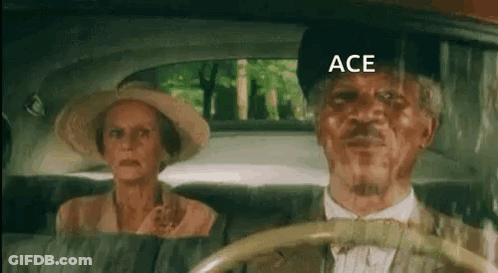 A Man And A Woman Are Sitting In The Back Seat Of A Car . The Man Is Wearing A Hat And Bow Tie . GIF