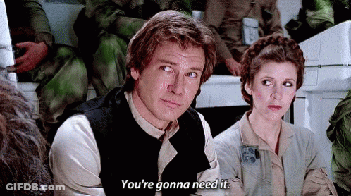 A Man And A Woman Are Sitting Next To Each Other And The Man Is Saying You 'Re Gonna Need It GIF