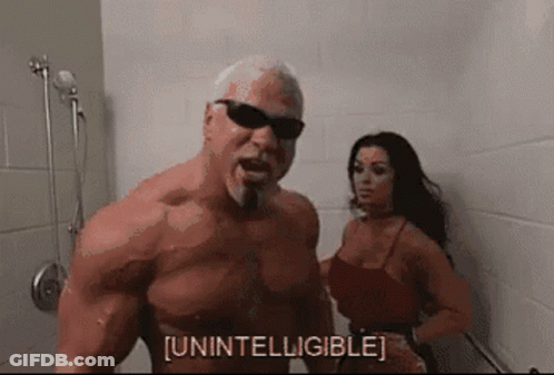 A Man And A Woman Are Standing In A Shower And The Man Is Saying Unintelligible GIF