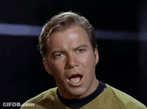 A Man And A Woman Are Standing Next To Each Other And The Man Asks The Woman How Old She Is GIF