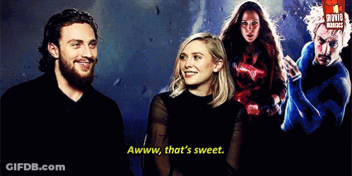 Man And Woman Standing Next To Each Other GIF