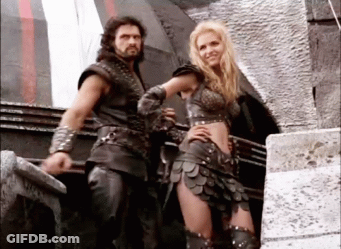 Man And Woman Standing Next To Each Other GIF