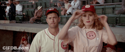 Baseball Men Wearing B Uniforms GIF