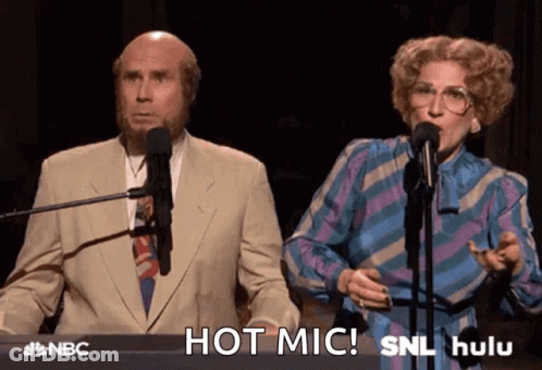 Man And Woman Singing NBC Hulu Microphones GIF