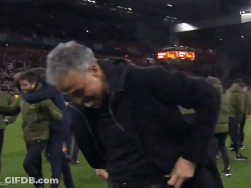 A Man Blowing A Kiss On A Soccer Field With The Word Cdx In The Corner GIF