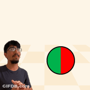 A Man Clapping In Front Of A Grower + Speedy Logo GIF