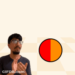 A Man Clapping In Front Of A Speedy + Splodey Speedysplode Logo GIF