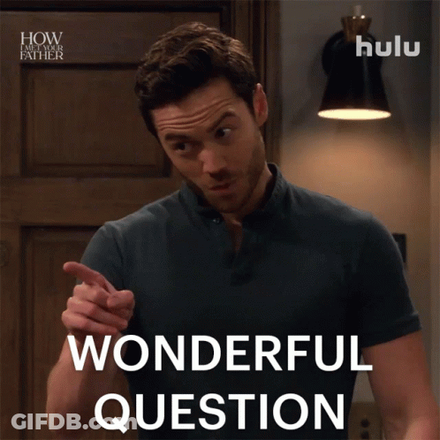 A Man From How I Met Your Father Has A Wonderful Question On His Face GIF