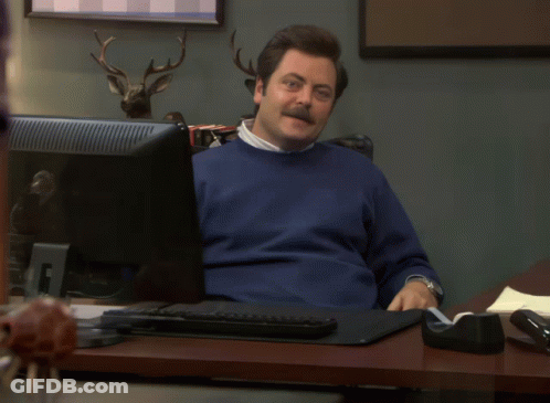 A Man Giving A Thumbs Up In Front Of A Dell Computer GIF