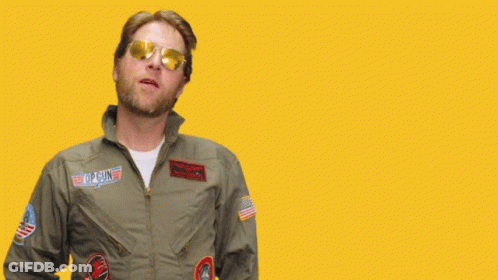 A Man Giving A Thumbs Up With The Words That 'S Right I Am Dangerous GIF