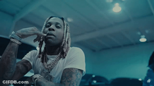 A Man Giving The Middle Finger In Front Of A White Van GIF