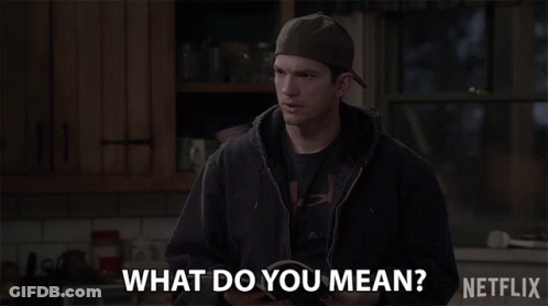A Man Holding A Book Says What Do You Mean Netflix GIF