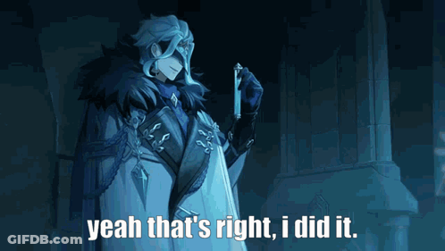 A Man Holding A Bottle With The Words Yeah That 'S Right I Did It Below Him GIF