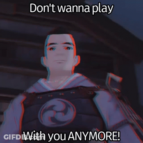 Man Holding Sword Don T Wanna Play With You GIF