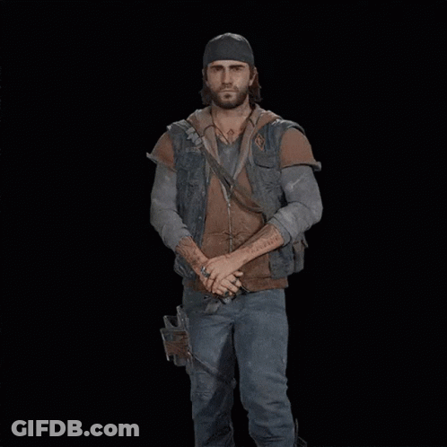 A Man In A Bandana Is Standing In Front Of A Fire With His Arms Outstretched GIF