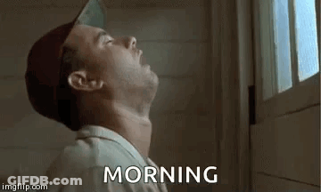 Man In Baseball Cap Saying Morning GIF