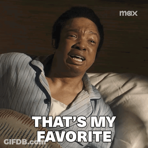 A Man In A Bed With The Words That 'S My Favorite On The Bottom GIF