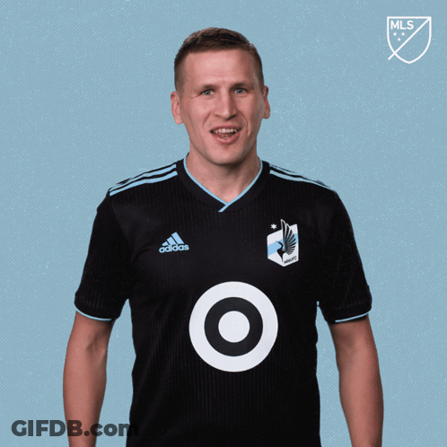 Man In Black Adidas Jersey Says Let Go GIF