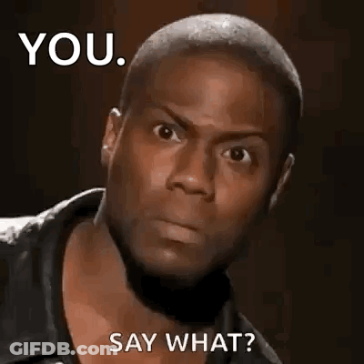 Man In Black Jacket Asking You Say What GIF