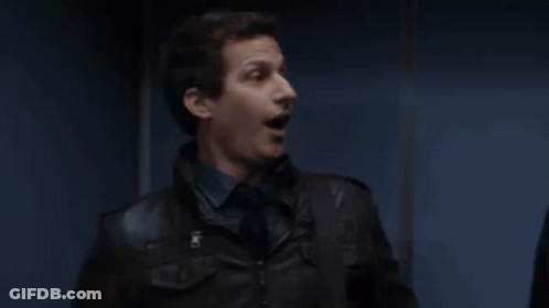 A Man In A Black Jacket Is Surrounded By The Words Cool GIF