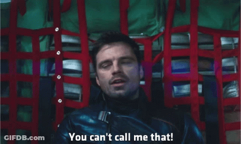 A Man In A Black Jacket Says " You Can T Call Me That " GIF