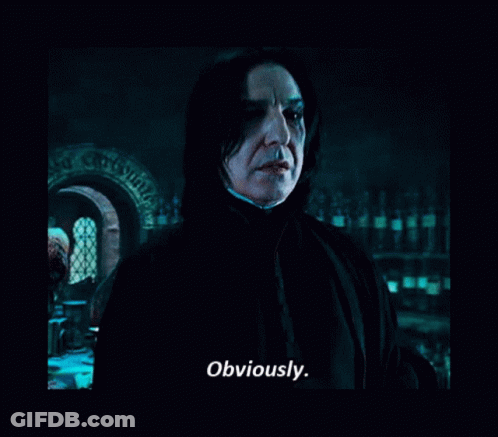 A Man In A Black Robe Says Obviously GIF