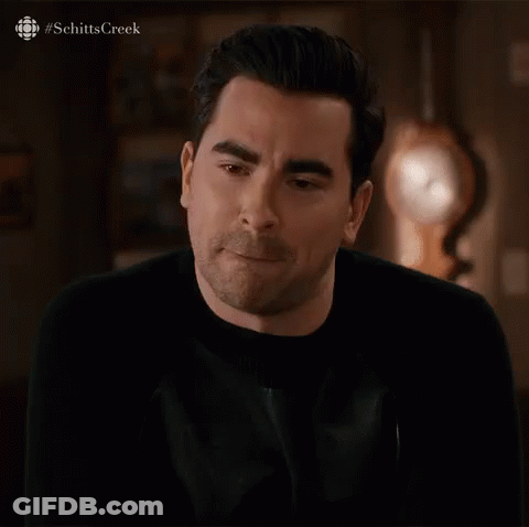 A Man In A Black Shirt Is Making A Face And Saying That 'S Correct . GIF