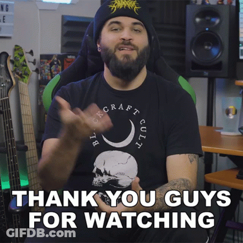 A Man In A Black Shirt That Says Black Craft Cult GIF