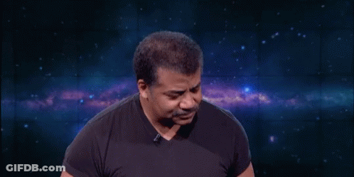 A Man In A Black Shirt With The Words Can I Get An Amen Written On It GIF
