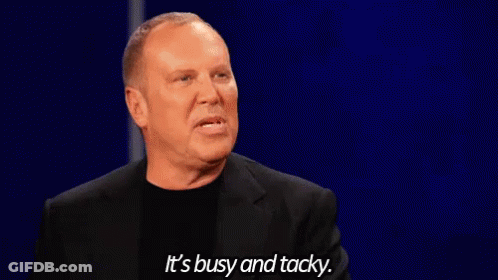 A Man In A Black Suit And Black Shirt Is Talking About Being Busy And Tacky . GIF
